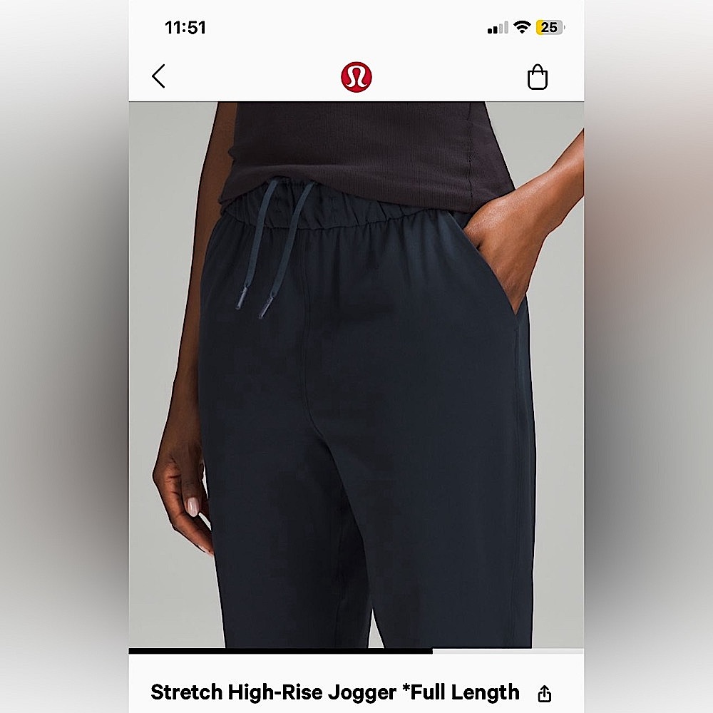 Lulu Stretch high rise jogger full length - brand new NWT